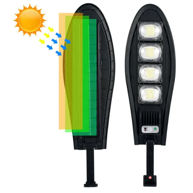 Refletor Solar de LED 500W com Sensor e Controle