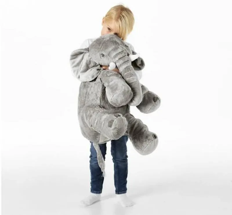 Almofada Elefante Pelúcia Antialérgica para Bebê