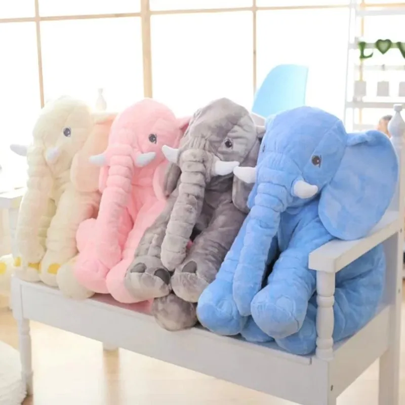 Almofada Elefante Pelúcia Antialérgica para Bebê