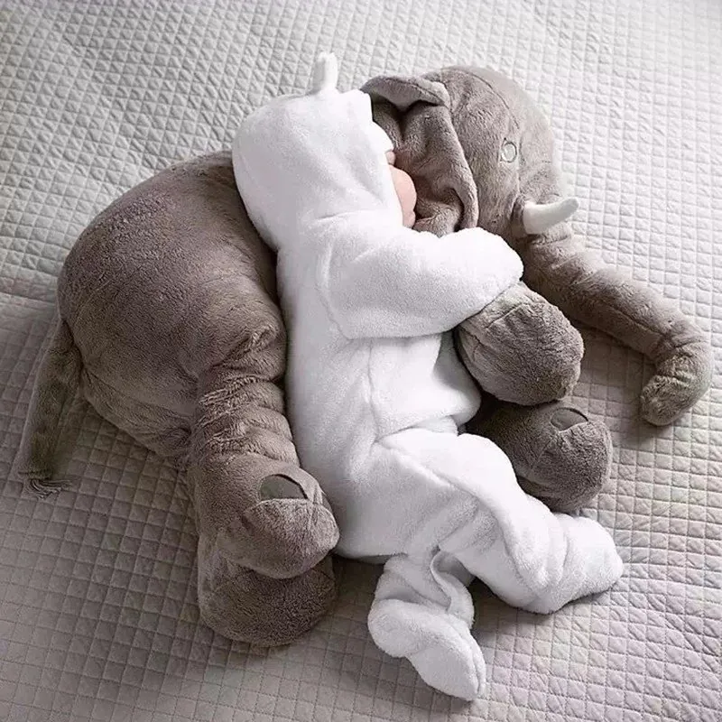 Almofada Elefante Pelúcia Antialérgica para Bebê
