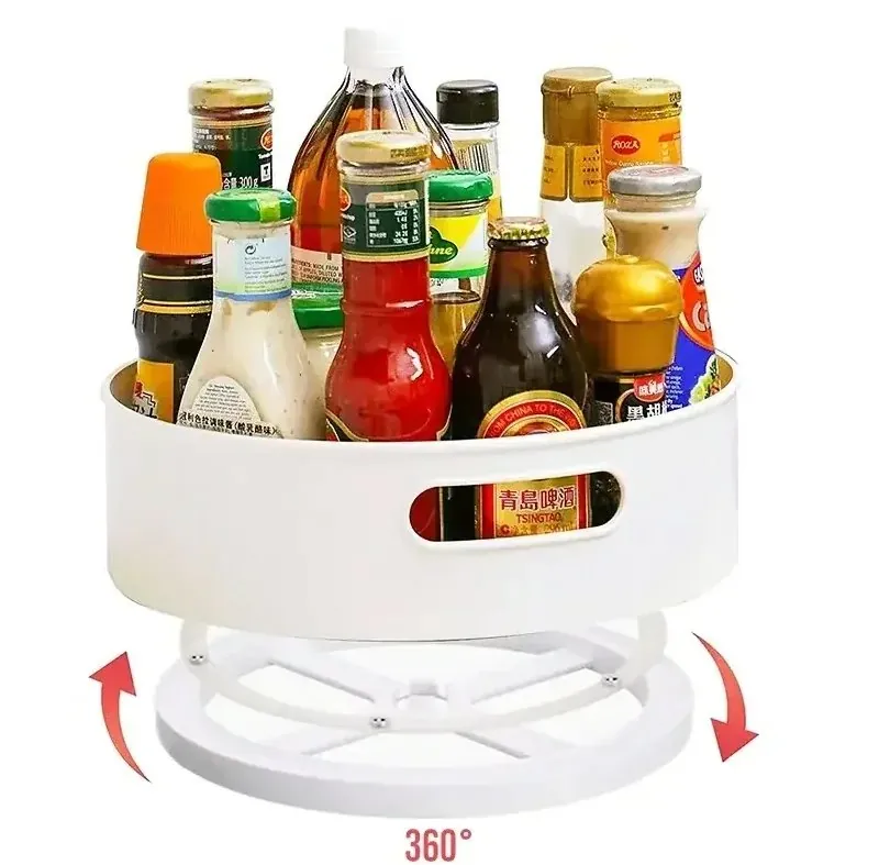 Bandeja Giratória Multiuso para Cozinha e Banheiro