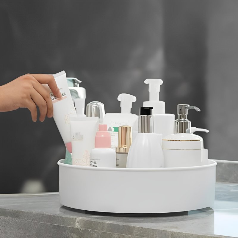 Bandeja Giratória Multiuso para Cozinha e Banheiro