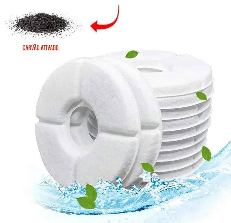 Bebedouro Automático com Filtro para Gatos e Cães