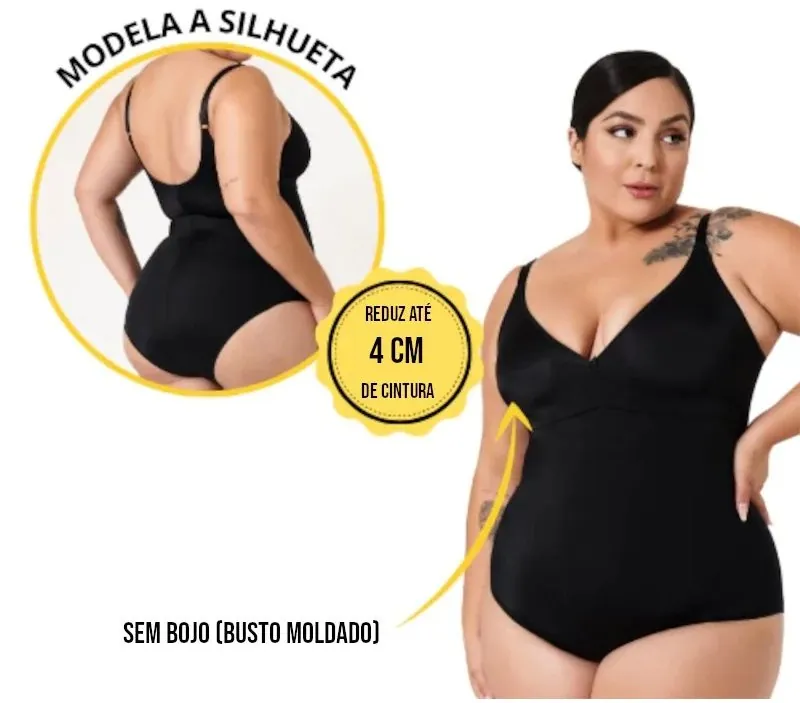 Body Feminino Modelador Compre 1 Leve 2