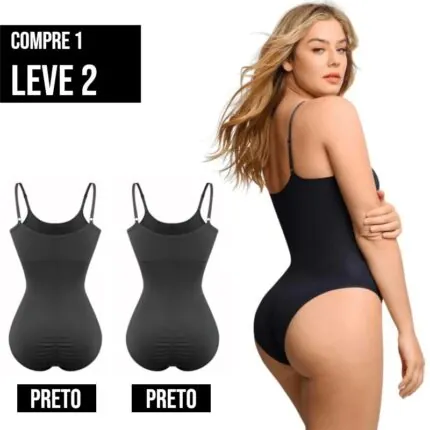 Body Feminino Modelador Compre 1 Leve 2