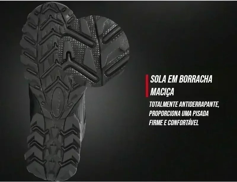 Bota Coturno Masculina Impermeável para Trilha