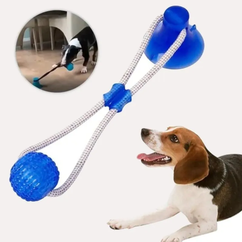Brinquedo Mordedor Interativo com Ventosa para Cães