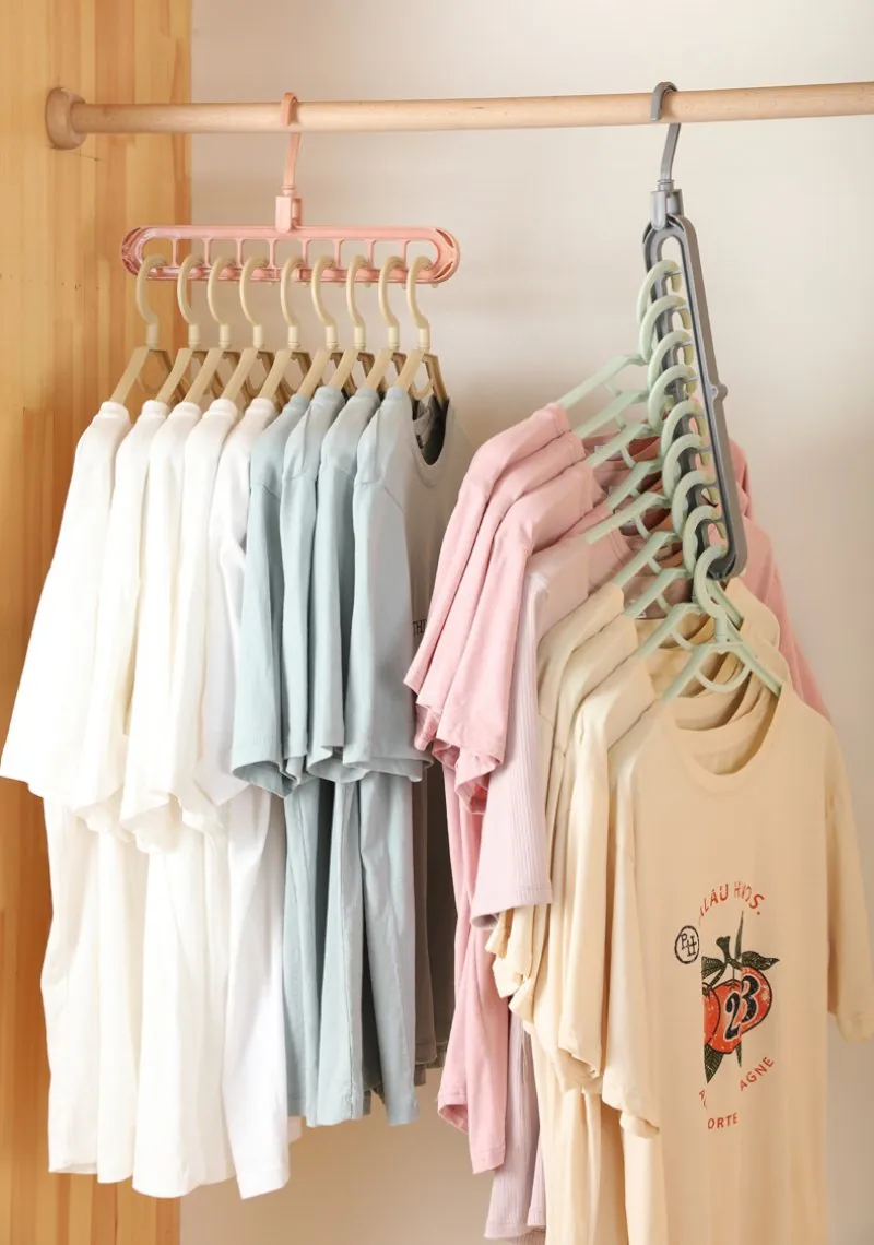 Cabide Mágico Organizador 9 Furos Compre 1 Leve 6