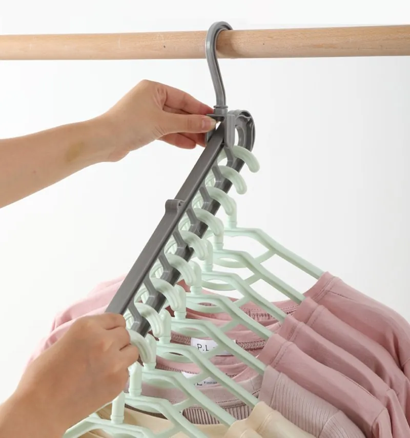 Cabide Mágico Organizador 9 Furos Compre 1 Leve 6