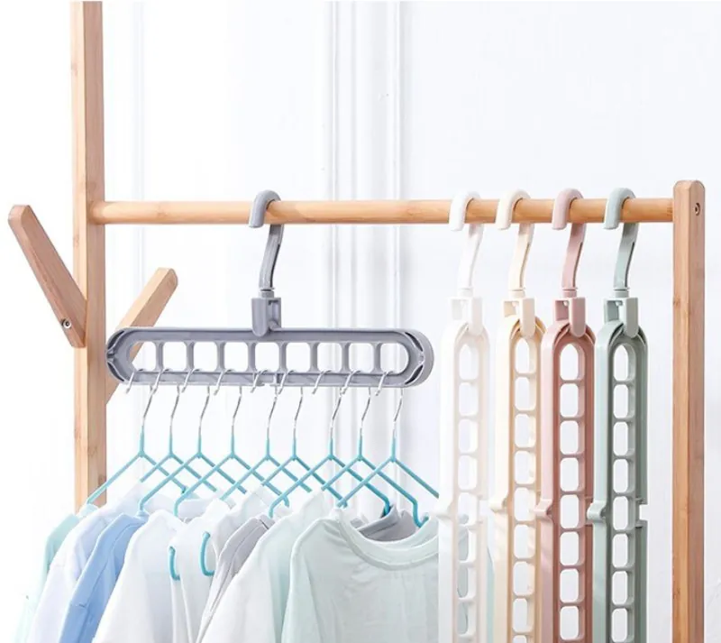 Cabide Mágico Organizador 9 Furos Compre 1 Leve 6