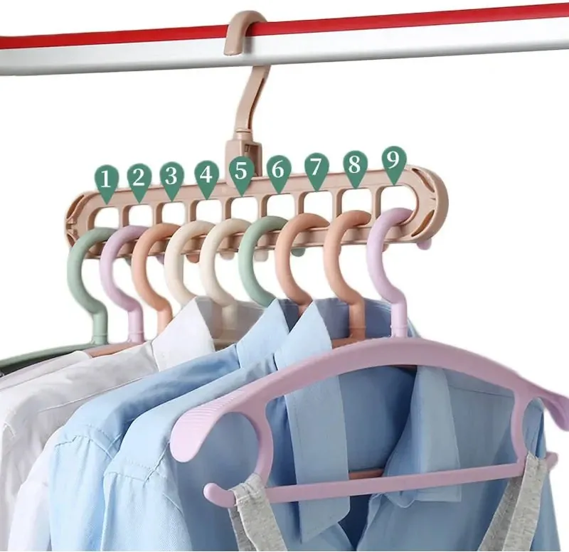 Cabide Mágico Organizador 9 Furos Compre 1 Leve 6