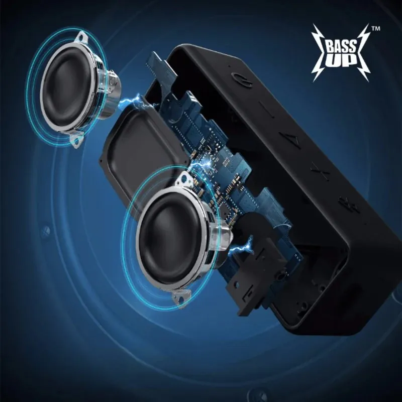 Caixa de Som Bluetooth Portátil 12W com Bateria