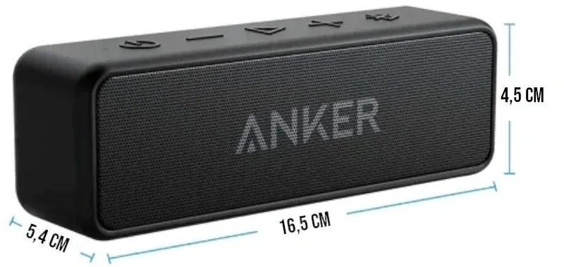 Caixa de Som Bluetooth Portátil 12W com Bateria