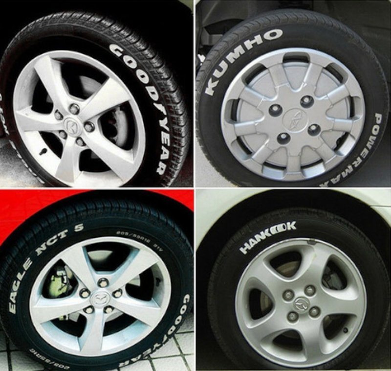 Canetas Brancas para Pintar Letras de Pneus Compre 1 Leve 4