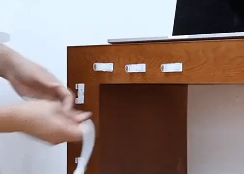 Organizador de Cabos Adesivo com 20 Clipes