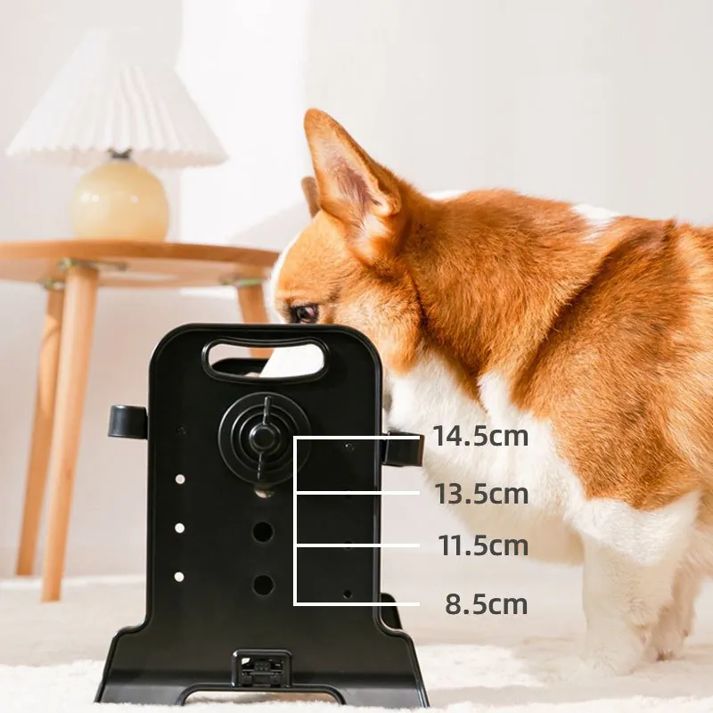 Comedouro Elevado Ajustável Duplo para Cães e Gato