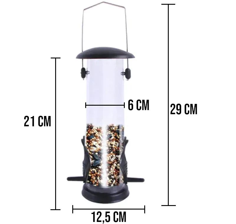 Comedouro para Pássaros Automático para Jardim