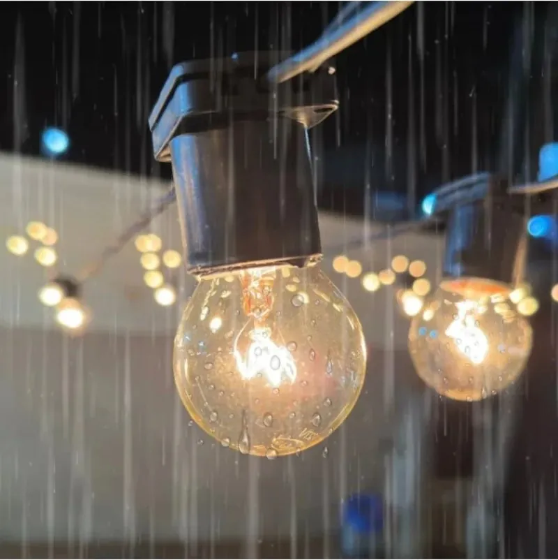 Cordão de Luz com 20 Lâmpadas para Área Externa