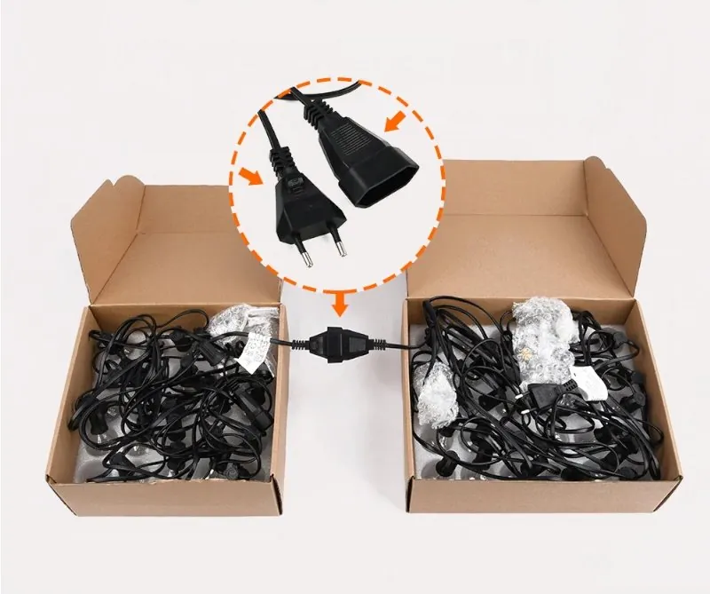 Cordão de Luz com 20 Lâmpadas para Área Externa