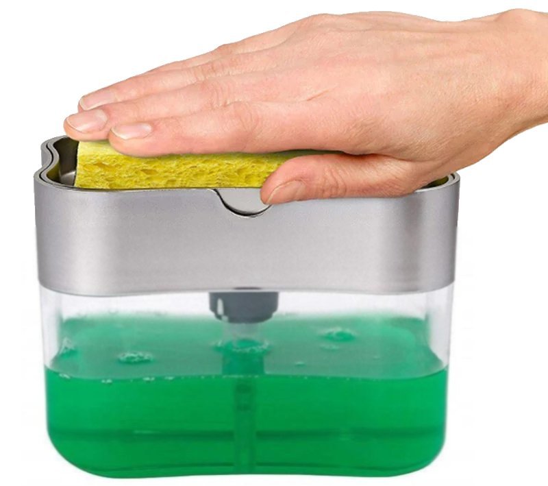 Dispenser de Detergente Compacto para Pia de Cozinha