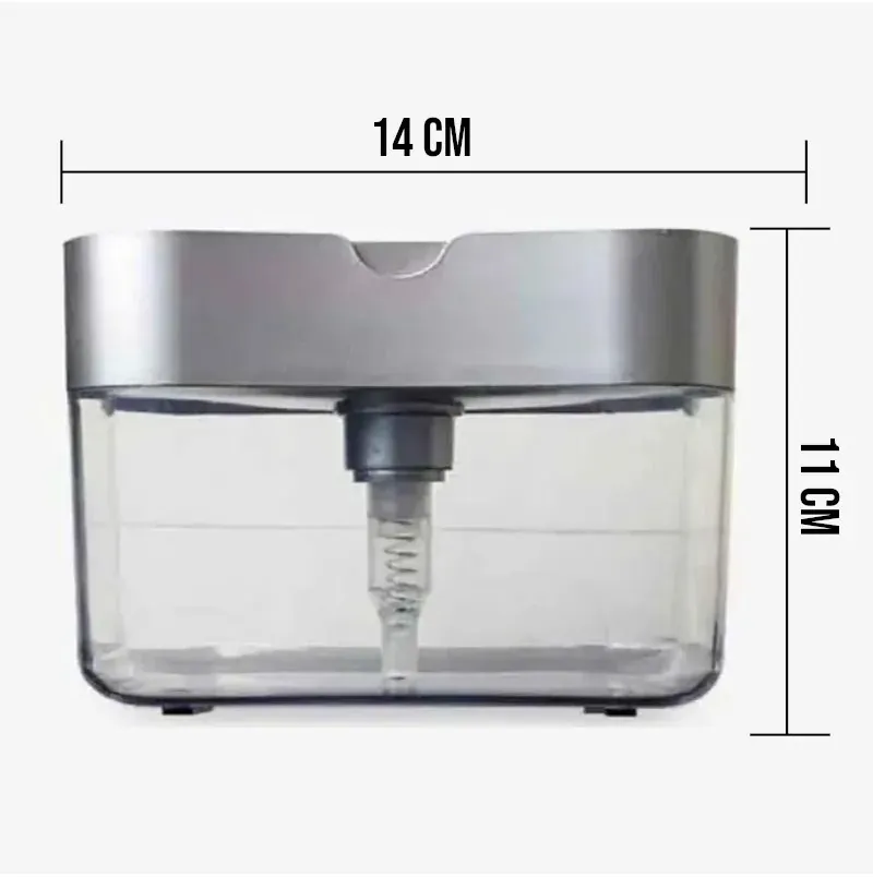Dispenser de Detergente Compacto para Pia de Cozinha