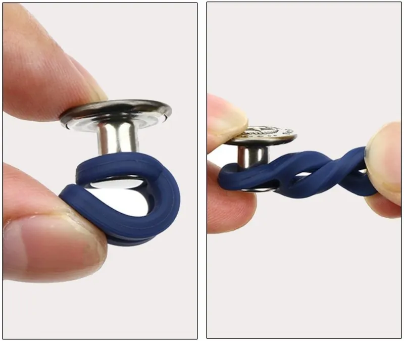 Extensor de Cintura Ajustável para Calça com 5 Unidades