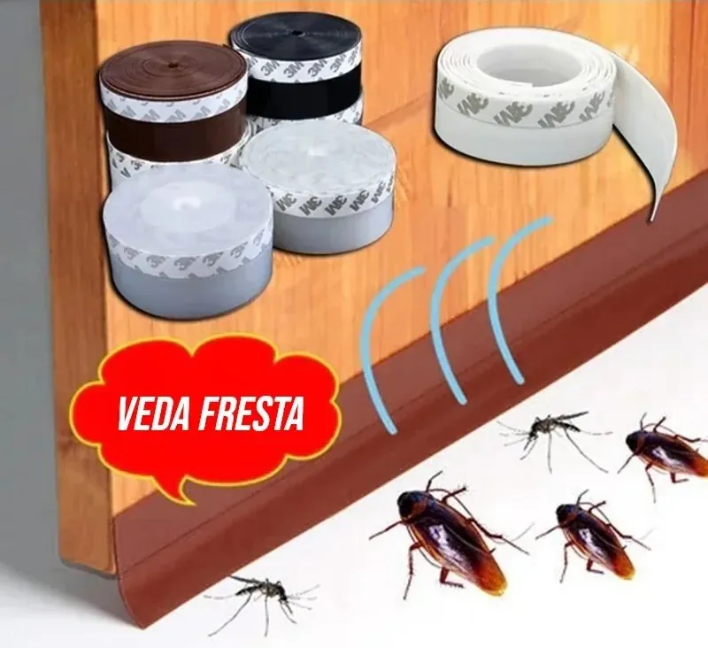 Fita Adesiva de Vedação para Porta e Janela