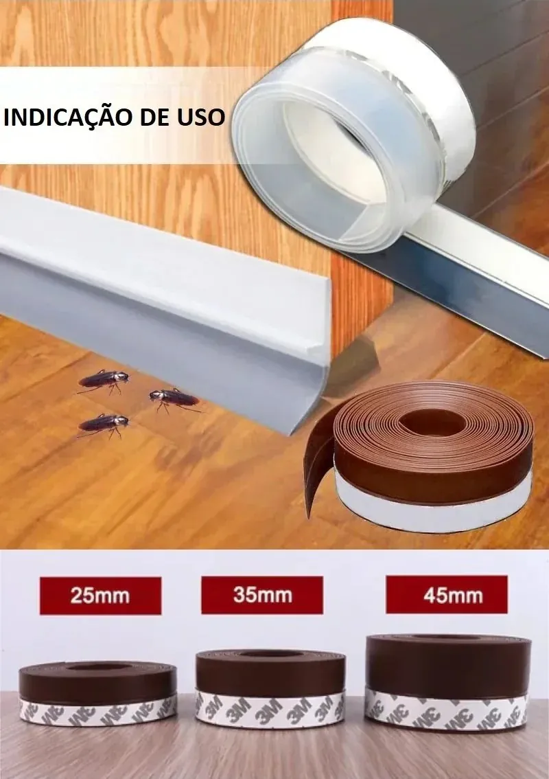 Fita Adesiva de Vedação para Porta e Janela