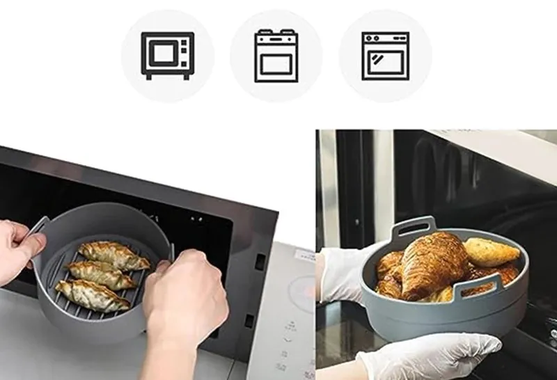 Forma de Silicone Antiaderente para Airfryer