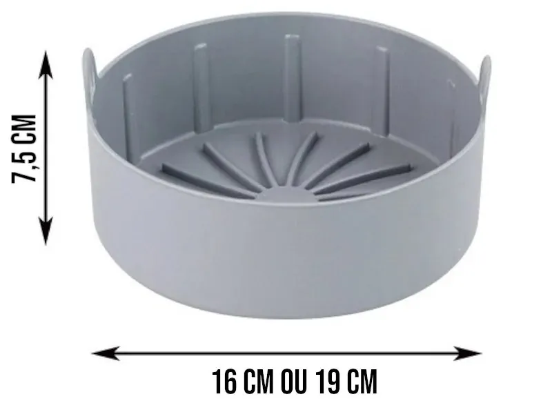 Forma de Silicone Antiaderente para Airfryer