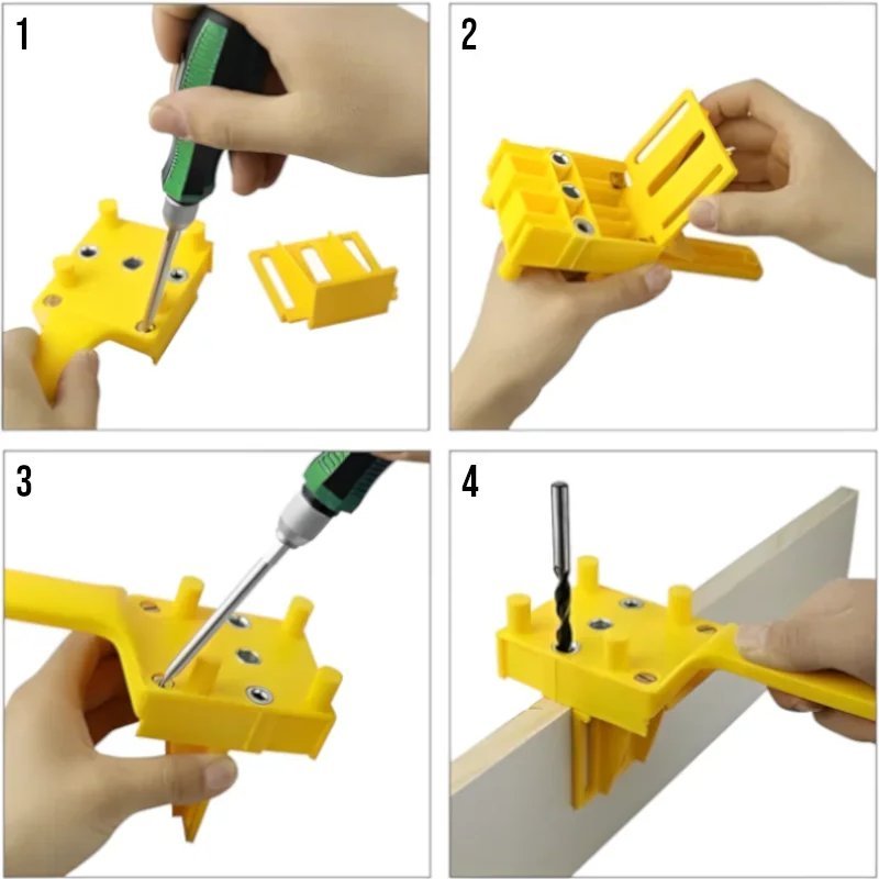 Gabarito para Cavilhas com Guia de Broca Precisa