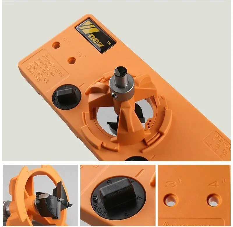 Gabarito para Furação de Dobradiças 35mm Preciso