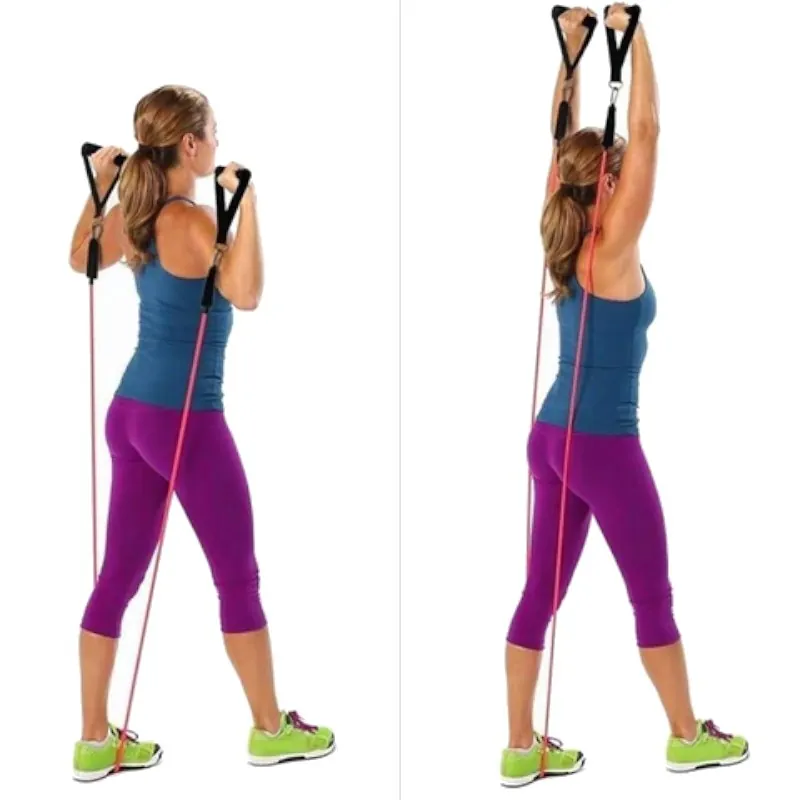 Kit Elásticos Extensores 11 Peças para Treino Funcional