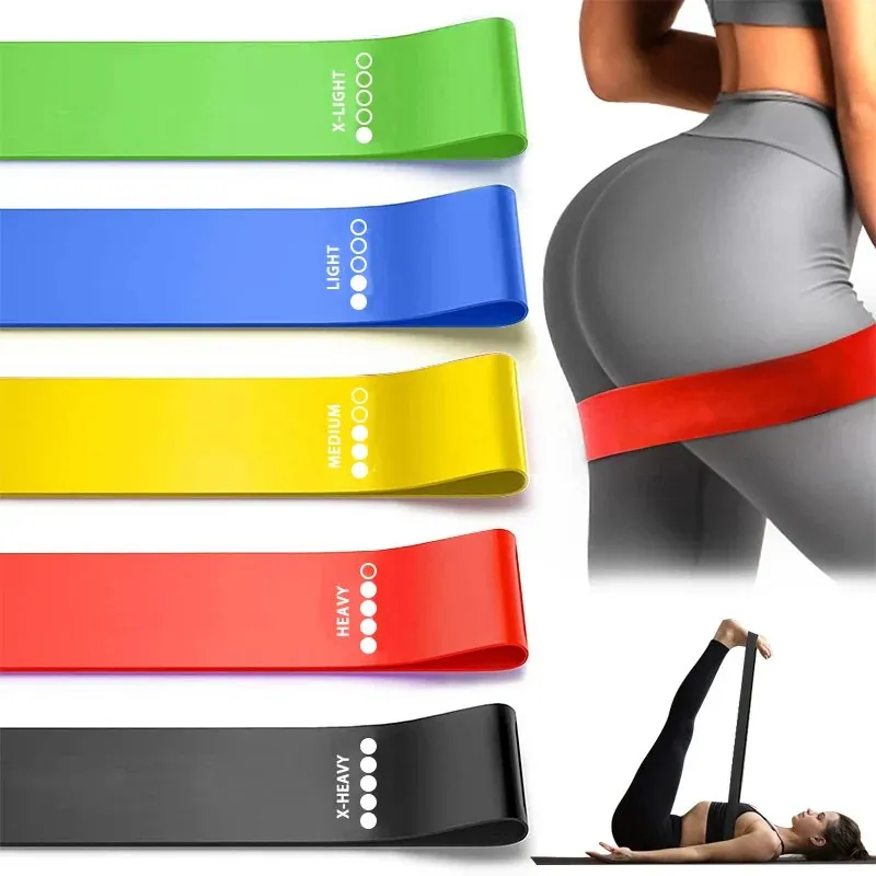 Kit Faixas Elásticas Thera Band 5 Níveis Resistência