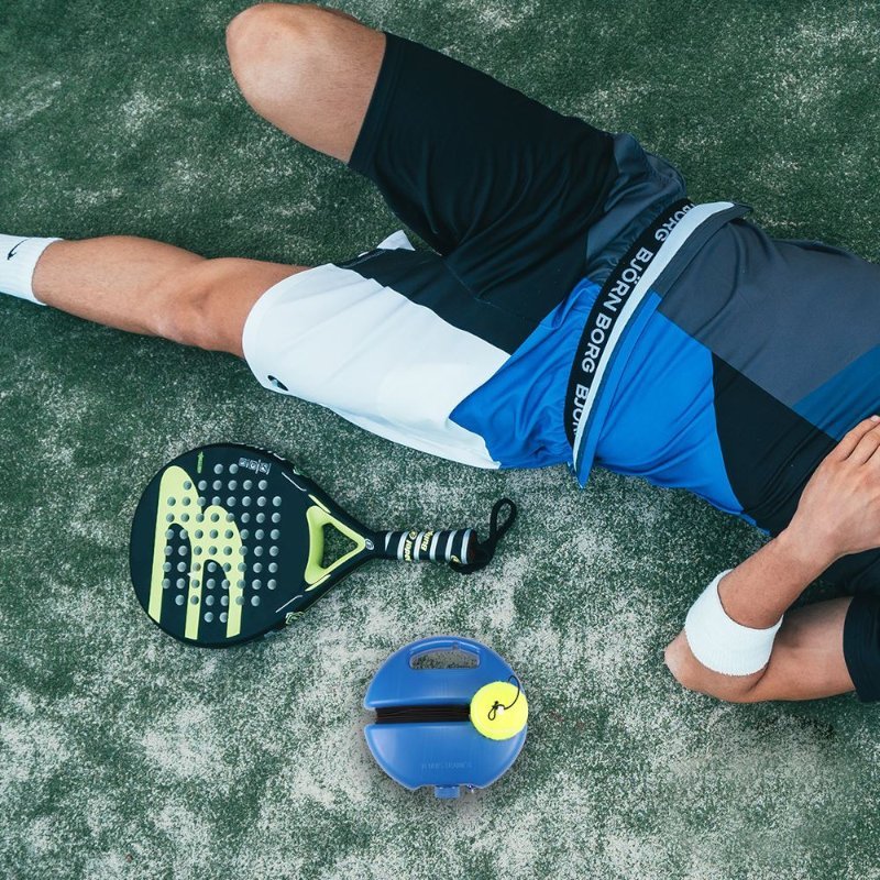 Kit de Treinamento de Tênis com Base e Elástico