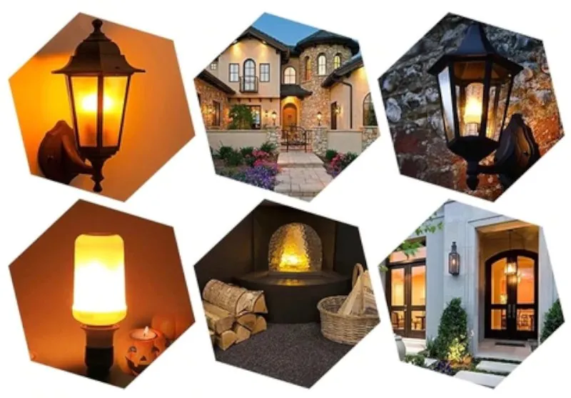 Lâmpada LED Efeito Chama Decorativa Bivolt E27