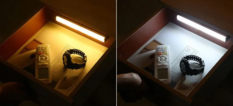 Luminária LED com Sensor de Movimento Recarregável