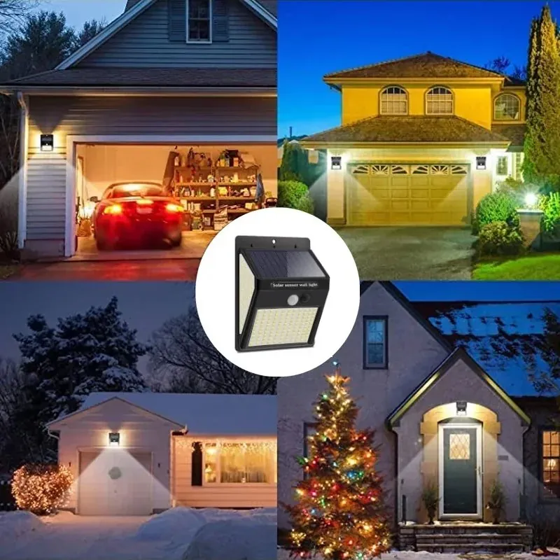 Luminária Solar com Sensor de Presença para Jardim