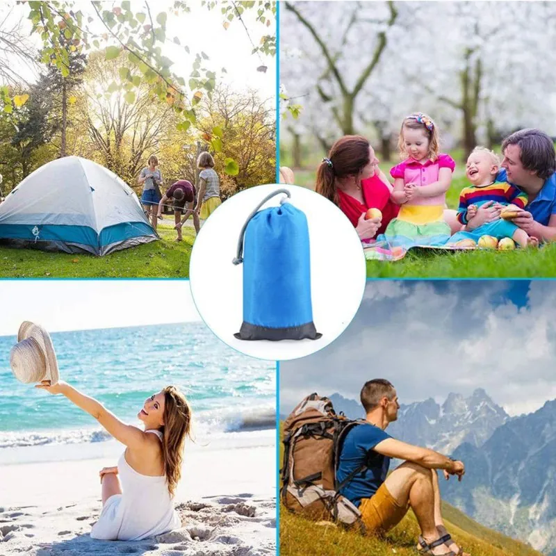 Manta de Praia Impermeável e Compacta Sem Areia