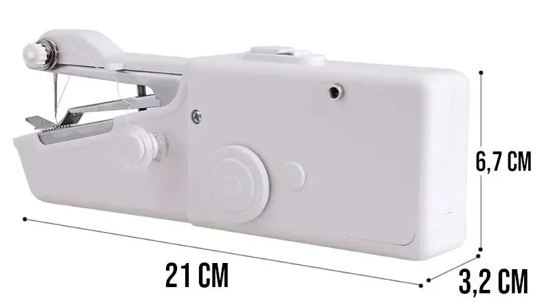 Máquina de Costura Portátil Elétrica Bivolt Compacta
