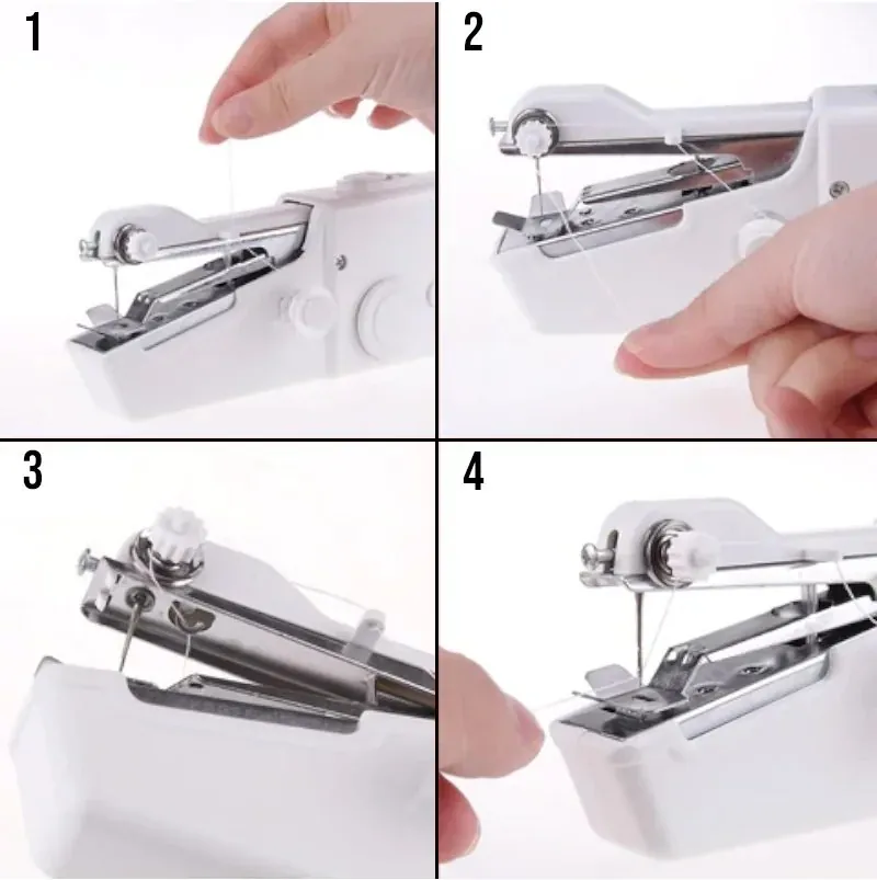 Máquina de Costura Portátil Elétrica Bivolt Compacta