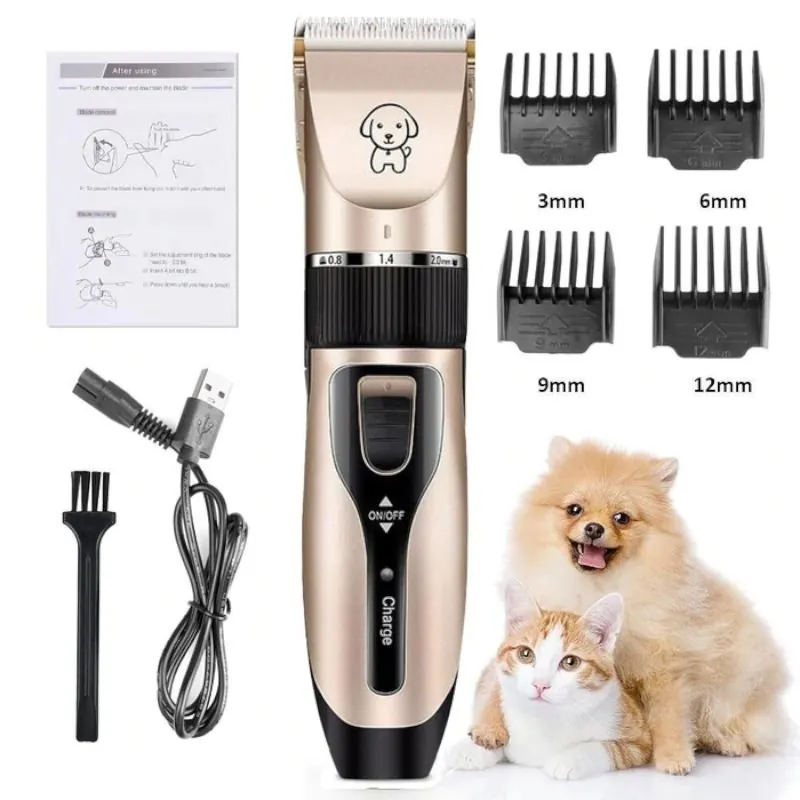 Máquina de Tosa Profissional Pet Bivolt Silenciosa