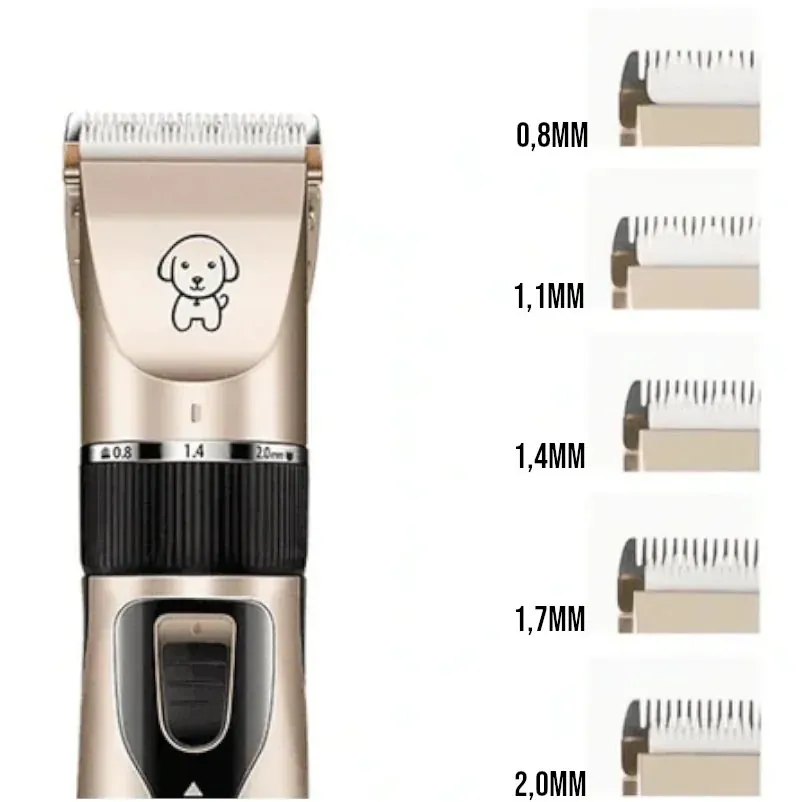 Máquina de Tosa Profissional Pet Bivolt Silenciosa