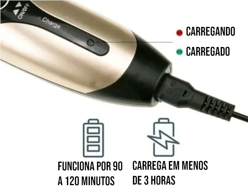 Máquina de Tosa Profissional Pet Bivolt Silenciosa