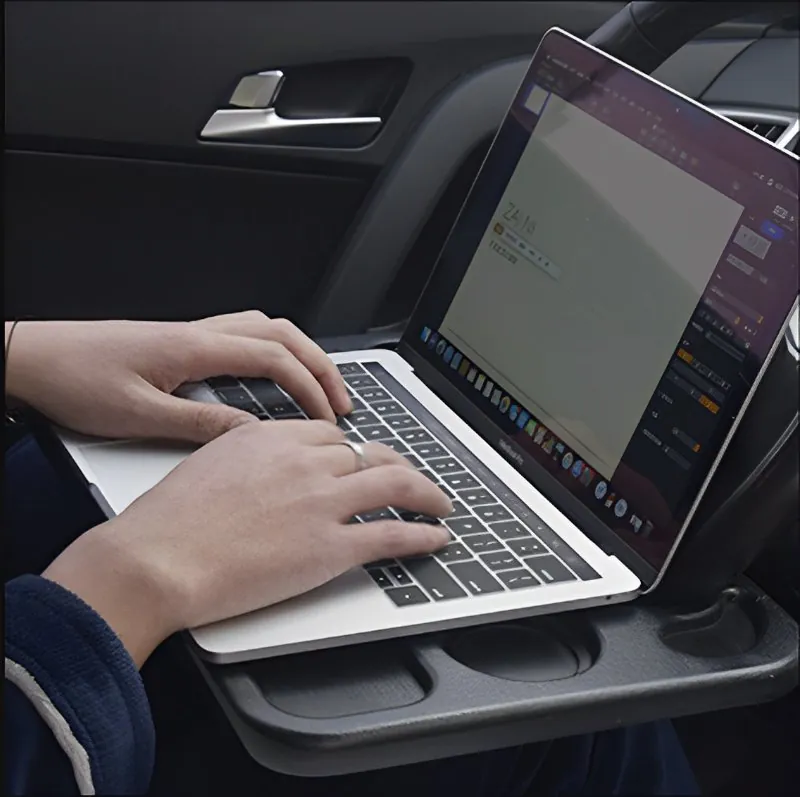 Mesa Portátil para Volante de Carro Multifuncional