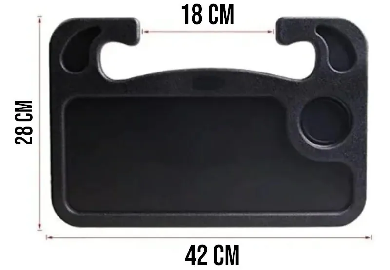 Mesa Portátil para Volante de Carro Multifuncional