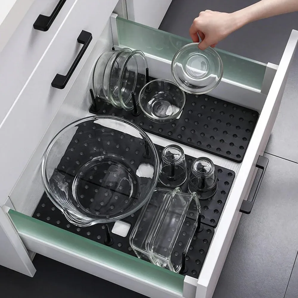Organizador de Gaveta Expansível para Talheres e Utensílios