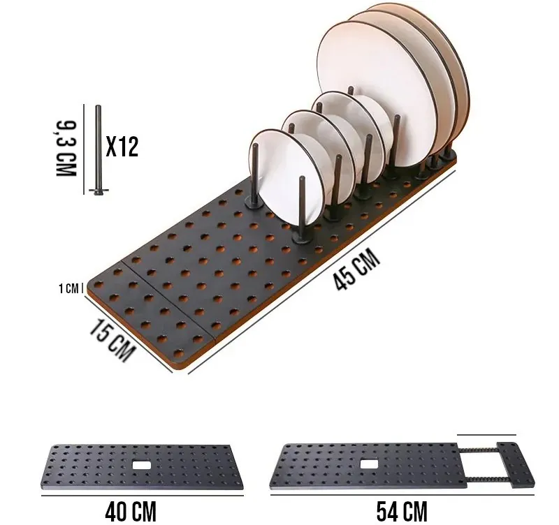 Organizador de Gaveta Expansível para Talheres e Utensílios