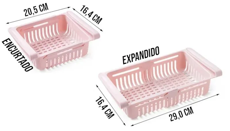 Organizadores Retráteis para Geladeira Compre 1 Leve 2