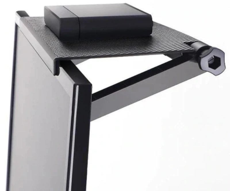 Prateleira Ajustável para TV com Suporte de Acessórios